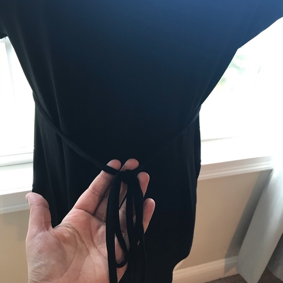 Maternity Short sleeve black blouse - Picture 4 of 8